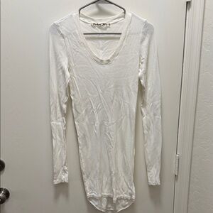 Michael Stars Ivory Long Sleeve Tunic/Dress